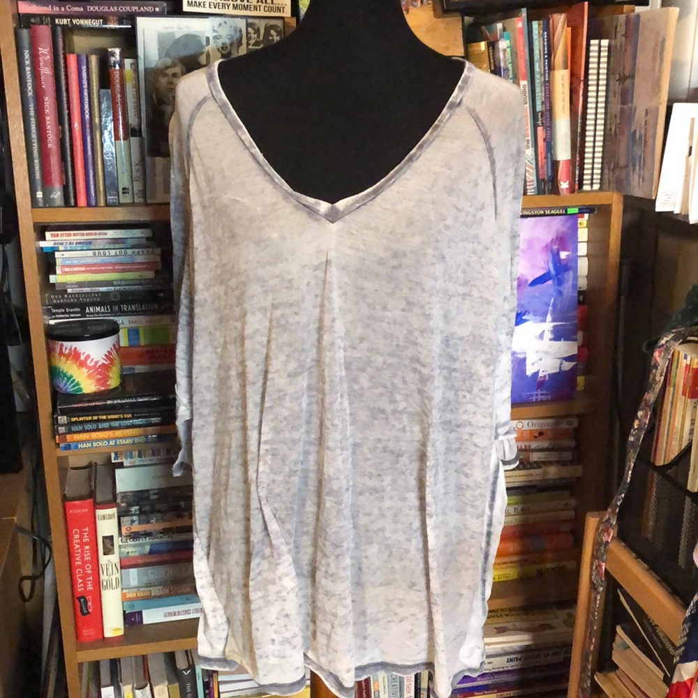C & C California Oversized Raglan Burnout T-Shirt